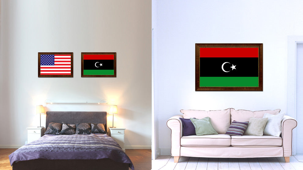 Libya Country Flag Canvas Print, 27"x39"