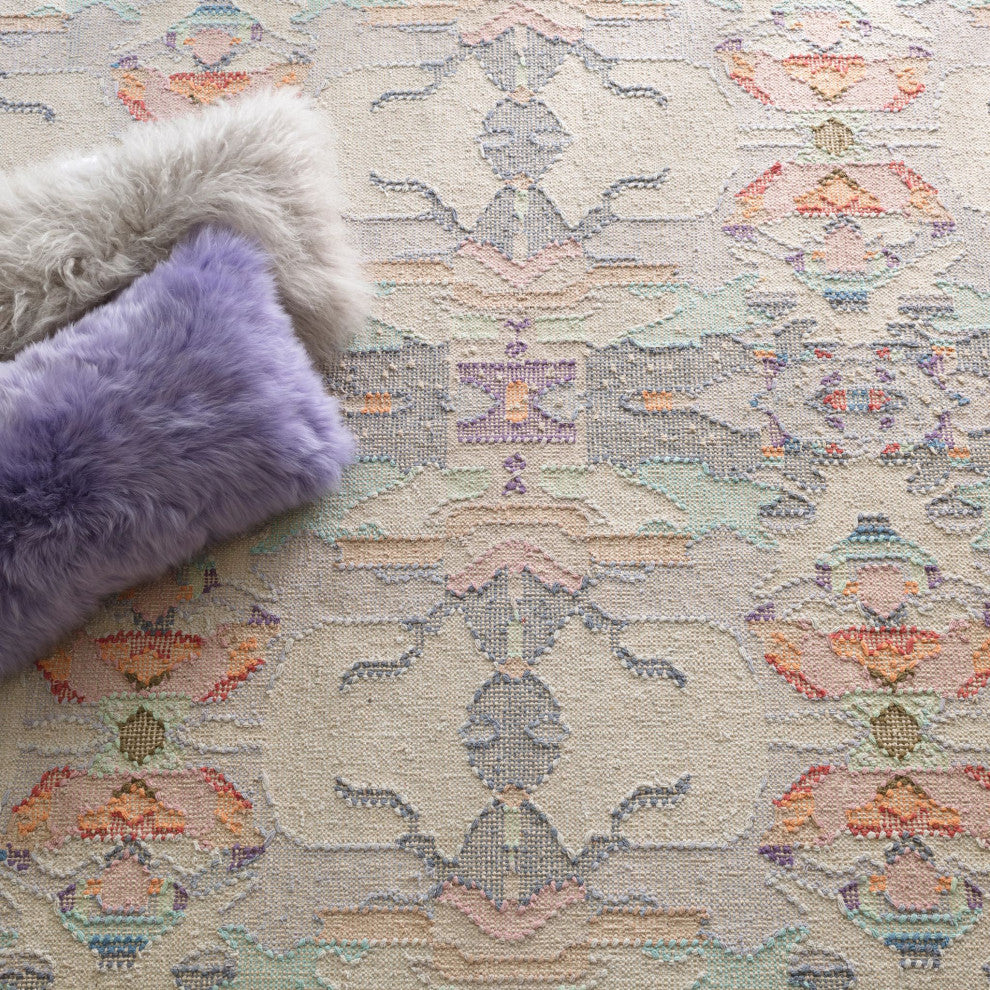 Laura Park x Dash & Albert Chapel Hill Hand Knotted Cotton Rug, Multi, 3' x 5'