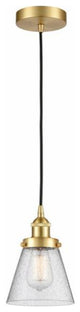 Innovations 616-1PH-SG-G64 1-Light Mini Pendant, Satin Gold