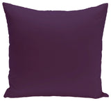 Solid Print Pillow, Purple, 20"x20"