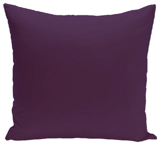 Solid Print Pillow, Purple, 20"x20"