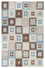 Allie Geometric Contemporary Area Rug, 5'x7'6"