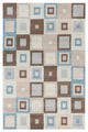 Allie Geometric Contemporary Area Rug, 5'x7'6"