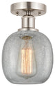 Innovations 616-1F-SN-G105 Belfast 1 Light Semi-Flush Mount Brushed Satin Nickel