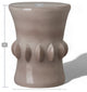 Jewel Stool, Light Gray 14x18
