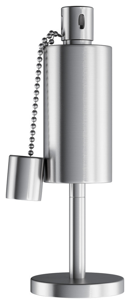 Tabletop Torch Lamp- 10.5" Steel Fuel Canister for Citronella by Pure Garden