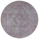 Ahgly Company Indoor Round Mid-Century Modern Area Rugs, 8' Round