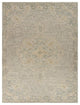 8" x 10" Beige Distressed Floral Area Rug