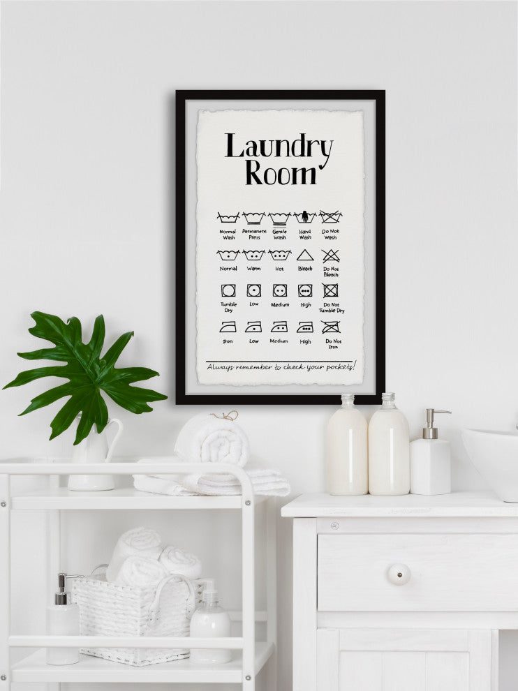 "Laundry Room IV" Framed Painting Print, 16x24