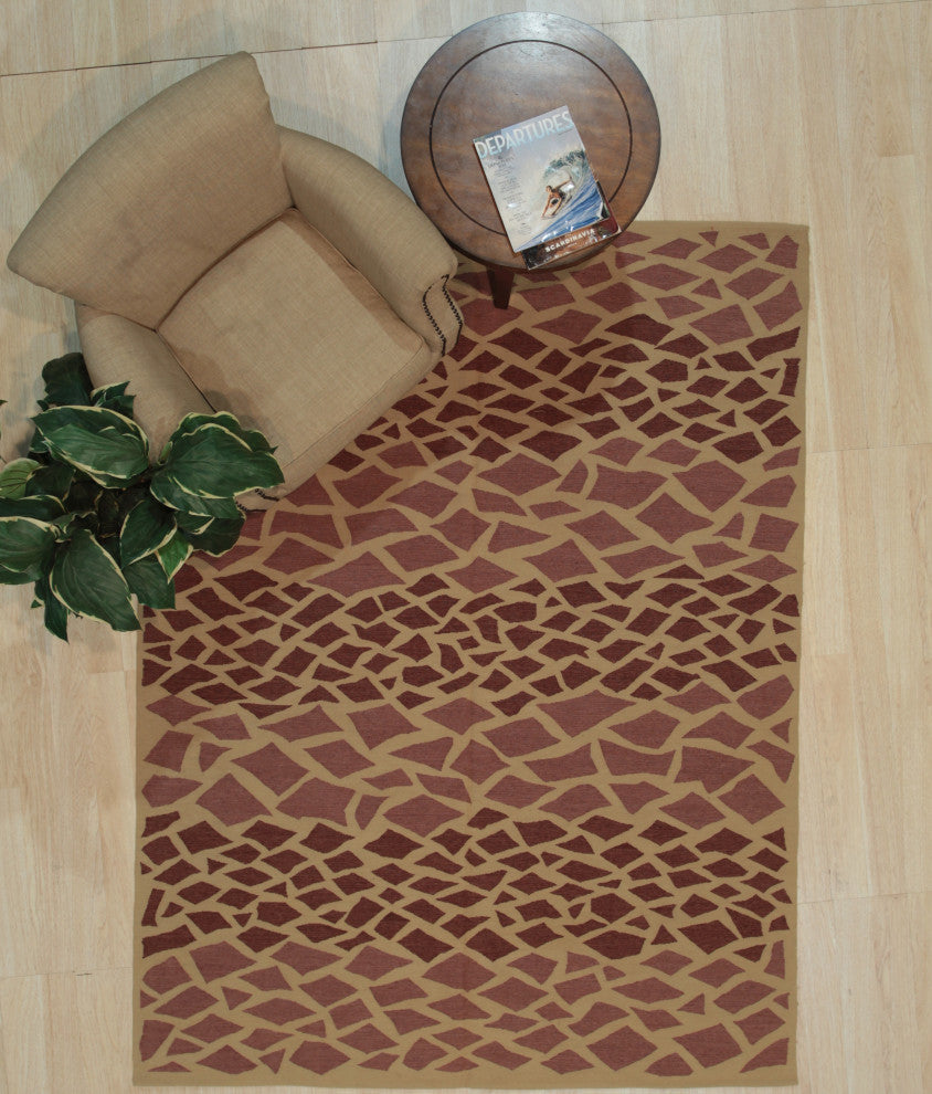 Pink Contemporary Modern Modern Flat Weave Area Rug