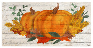 Pumpkin Harvest Wrapped Canvas Autumn Wall Art