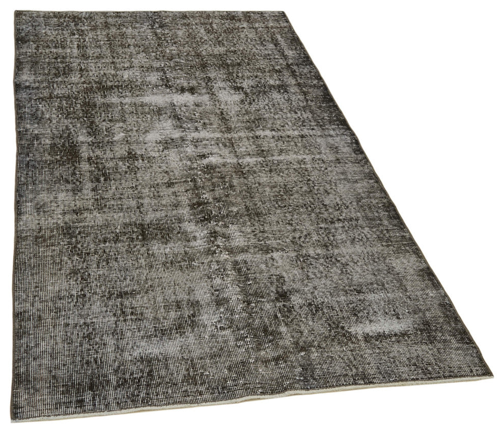 Rug N Carpet - Handmade Oriental 3' 7'' x 6' 9'' Unique Over-dyed Rug