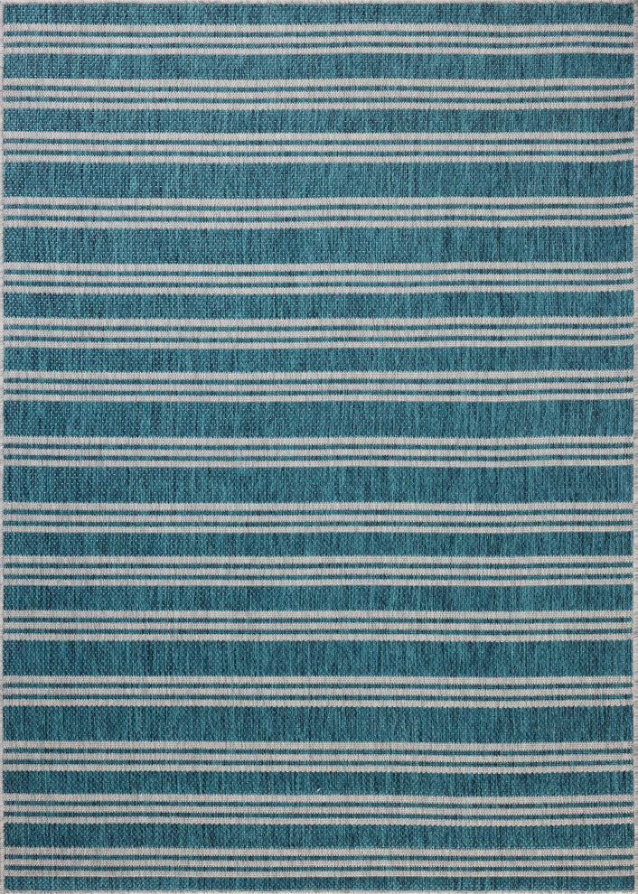 Loloi Easton Teal / Fog 7'-10" x 10' Area Rug
