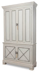 Tall Provincial Painted Cabinet