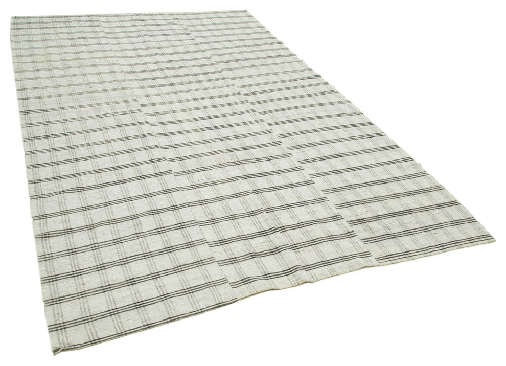 Rug N Carpet - Handwoven Turkish 6' 0'' x 9' 8'' Antique Wool Kilim Rug