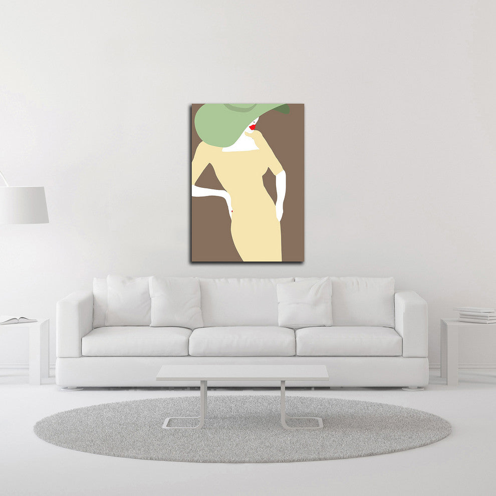 Lady No. 19 by Sean Salvadori, Print on Canvas, 20"x28"