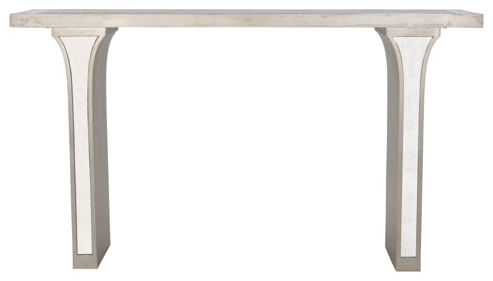 Katya Silver and Mirrored Console Table