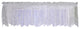 Mona Lisa Rod Pocket Valance Flat 56 x 15 in White