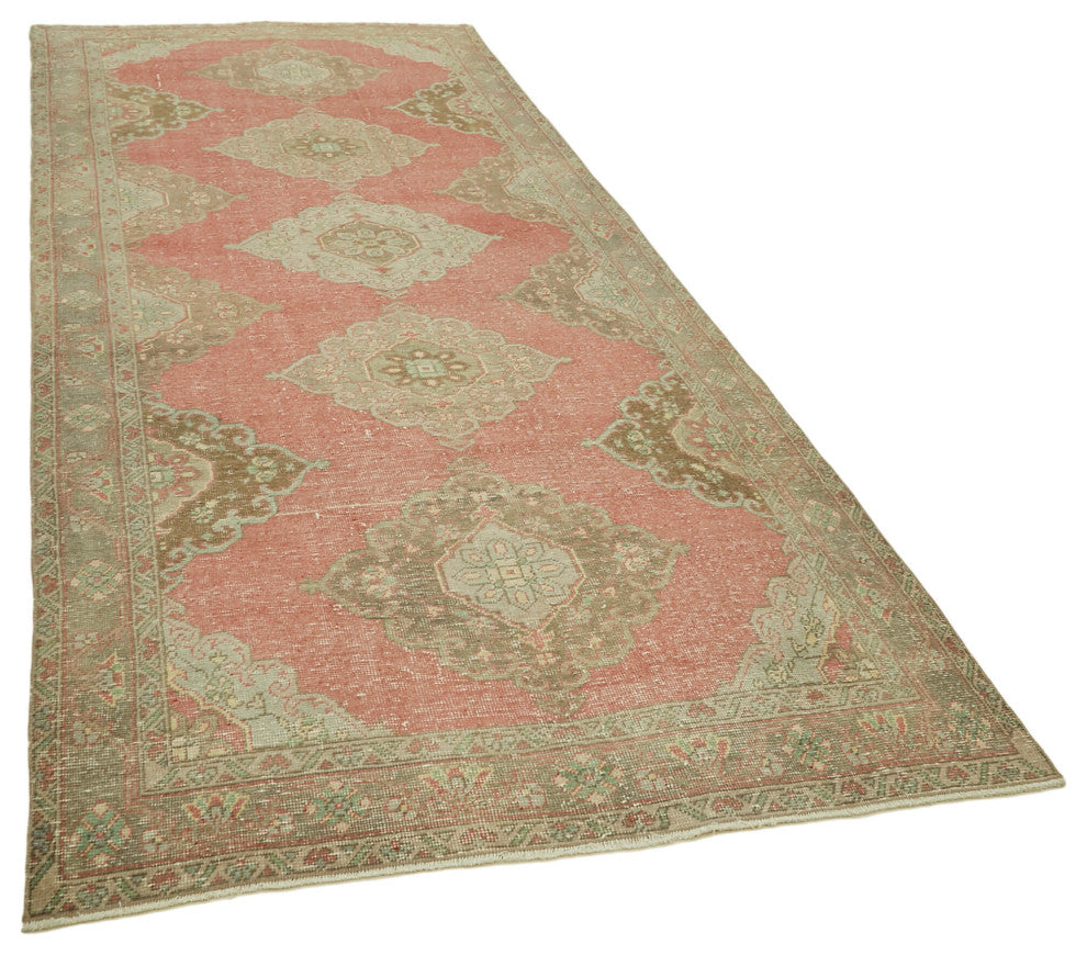 Rug N Carpet - Handwoven Turkish 4' 8" x 12' 0" Contemporary Runner Rug