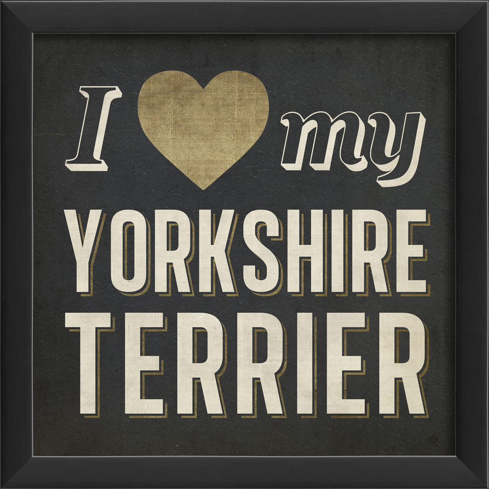 I Heart My Yorkshire Terrier Print