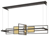 Summer LED Pendant, Oil Rubbed Bronze, Modern Brass, Standard Height