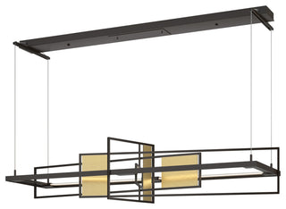 Summer LED Pendant, Oil Rubbed Bronze, Modern Brass, Standard Height