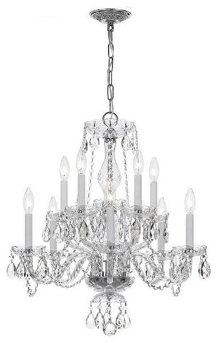 Crystorama Traditional Crystal 10-Light Chandelier