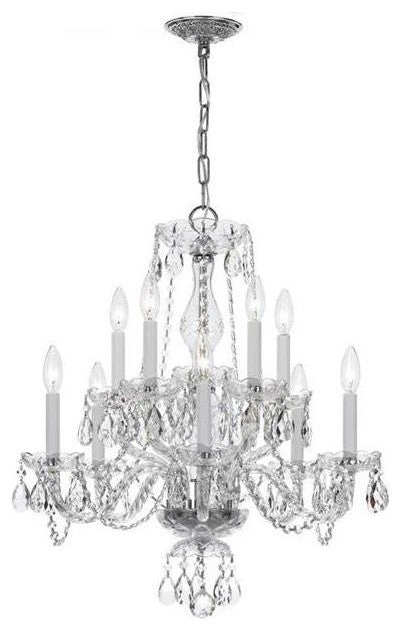 Crystorama Traditional Crystal 10-Light Chandelier