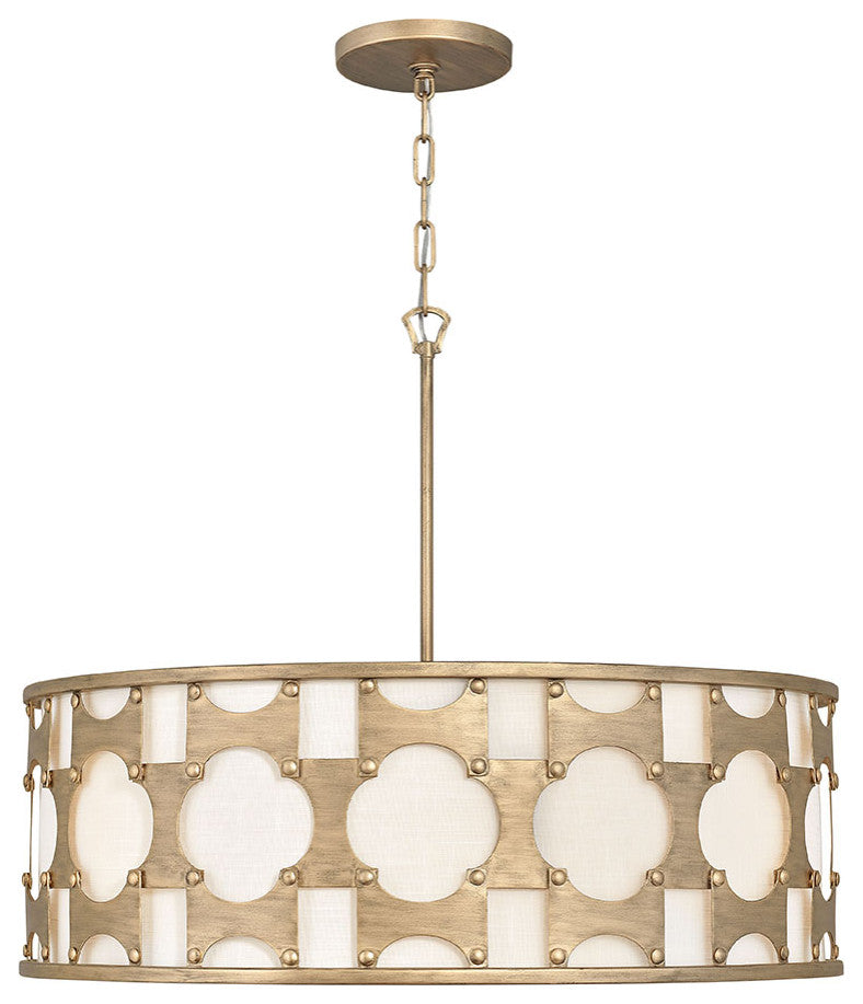 Hinkley Carter Medium Drum, Burnished Gold