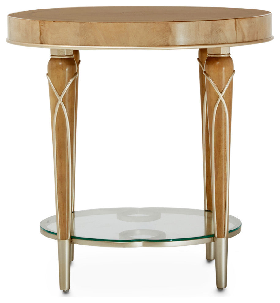 Villa Cherie End Table - Caramel