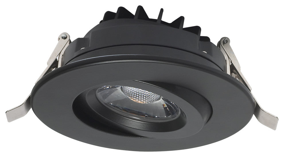 12 Watt LED Downlight - Gimbaled - 4 in. - 120 Volt - Round - Remote Driver