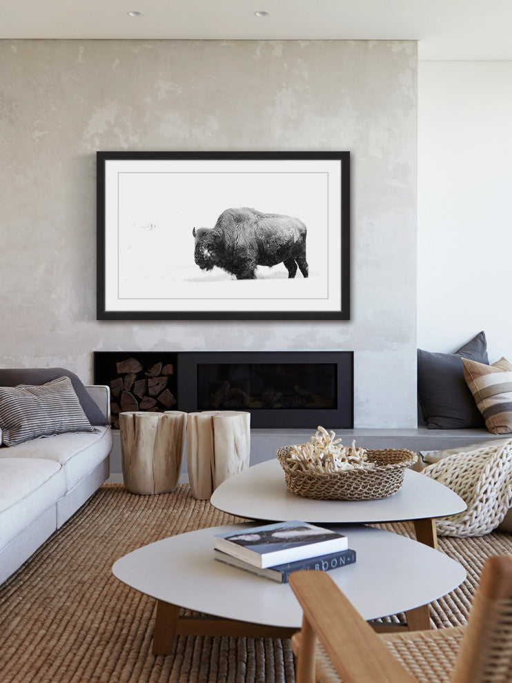 "Winter Coat" Framed Painting Print, 30x20