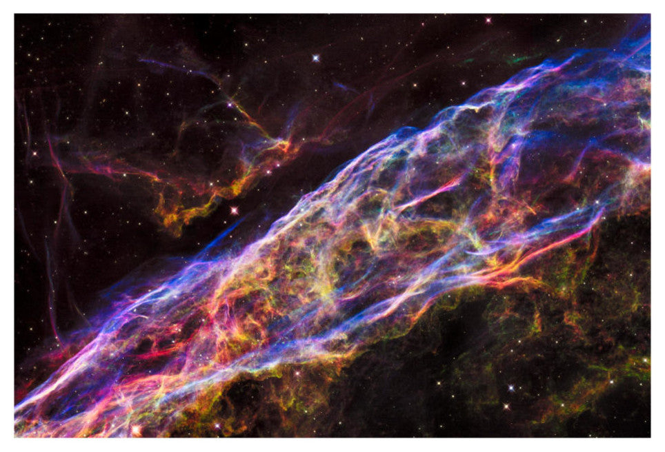 "Veil Nebula - NGC 6960 - Cygnus Loop " Digital Paper Print by NASA, 26"x18"