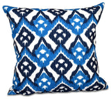 Hipster, Geometric Print Pillow, Blue, 20"x20"