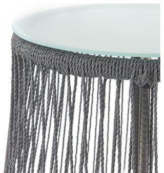 Kimberley Outdoor Side Table, Gray