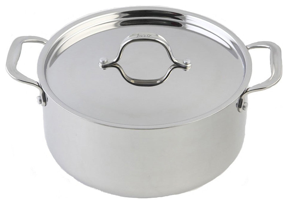 Le Chef 14-Piece Multi-Purpose Cookware Set, Orange and Silver.