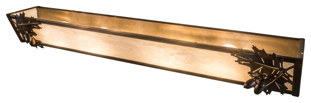 36 Wide Oak Leaf & Acorn Vanity Light