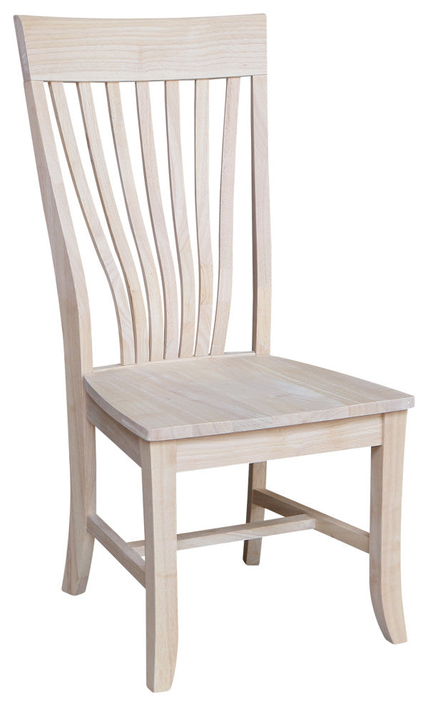 Amanda Chairs, Set of 2, Unfinished