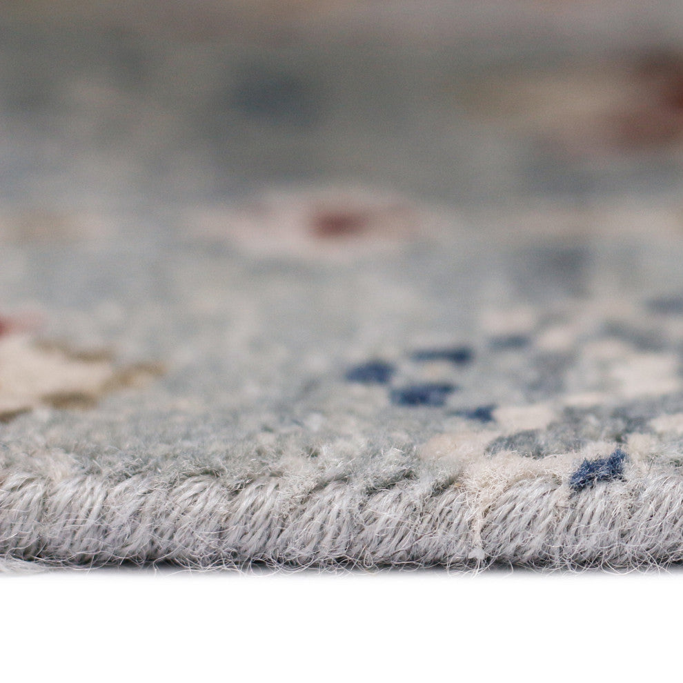 Bristol Somers Area Rug, Blue, 2' x 3', Bordered