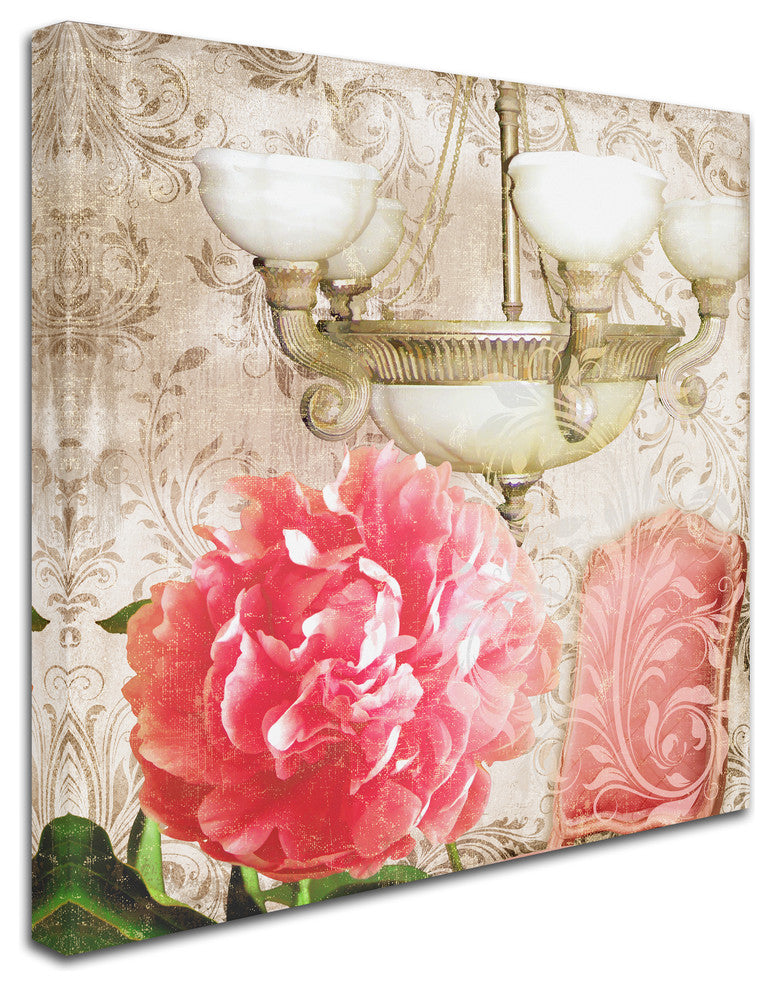 Tina Lavoie 'Bella Camelia' Canvas Art, 18" x 18"