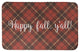 Happy Fall Y'all Plaid Bath Mat