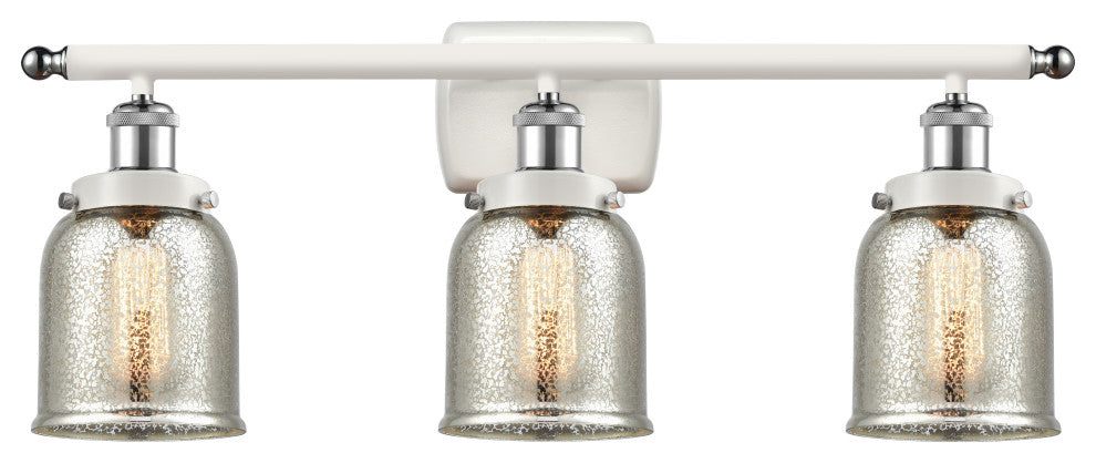 Innovations 916-3W-WPC-G58-LED 3-Light Vanity Light, White, Polished Chrome