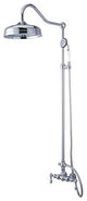 Kingston Brass CCK6171 Vintage Shower Combination, Polished Chrome