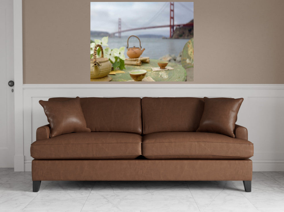 Japanese Tea Golden Gate Bridge 4 Giclee Wrap Canvas Wall Art