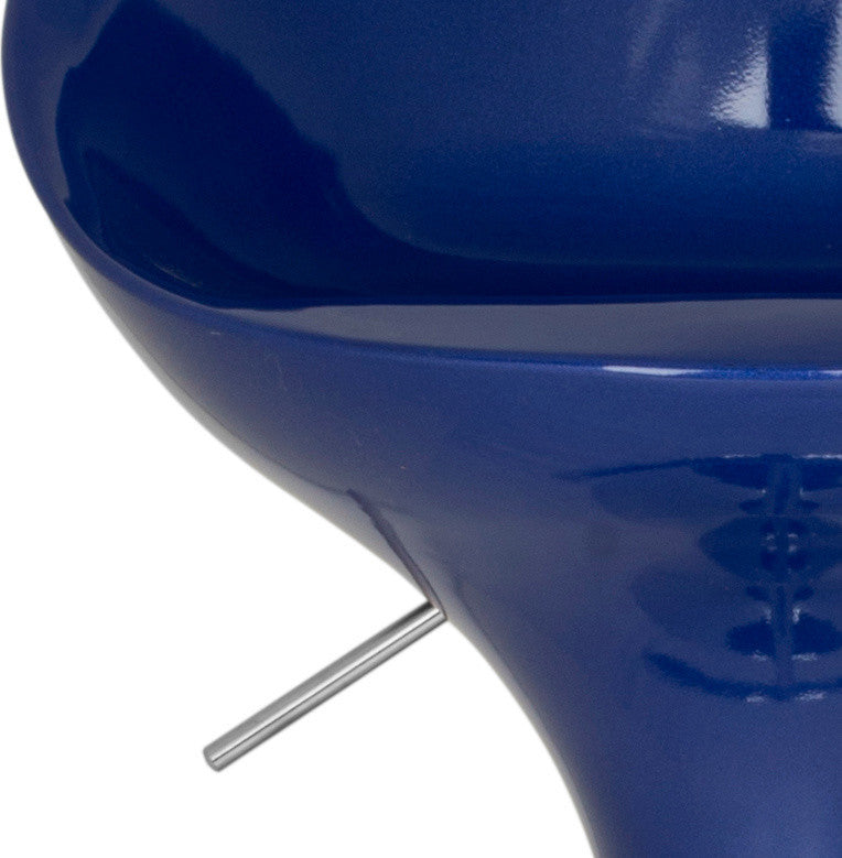 Safavieh Zorab Swivel Barstool, Navy Blue