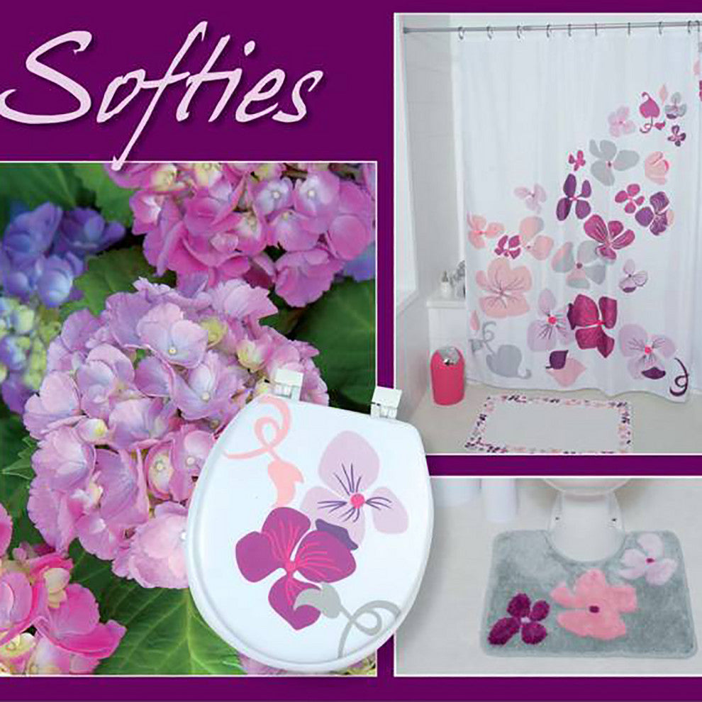 Printed Border Cotton Bath Rug Softies