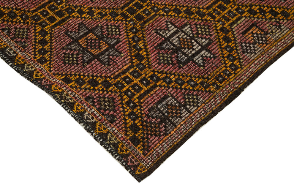 Rug N Carpet - Handwoven Anatolian 5' 10'' x 10' 8'' Unique Wool Kilim Rug