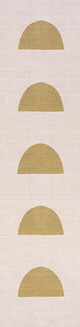 Luola Minimalist Geometric Machine-Washable Area Rug, 2x8