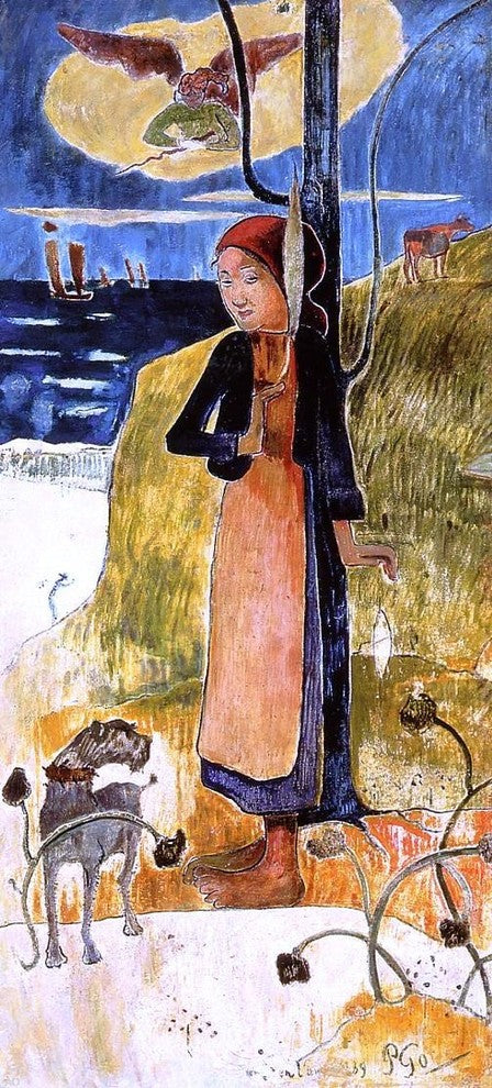 Paul Gauguin Joan of Arc, 15"x30" Gallery Wrapped Canvas Print
