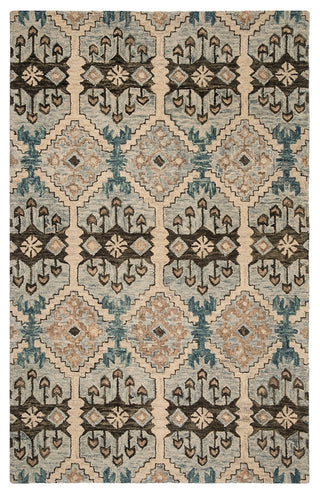 Safavieh Aspen Apn512M Bohemian Rug, Light Blue/Cream, 7'0"x7'0" Round